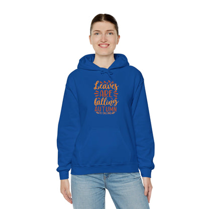 Autumn’s Calling, Leaves Are Falling Gracefully - Hooded Sweatshirt