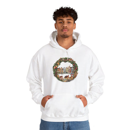 Whimsical Village Christmas - Hooded Sweatshirt