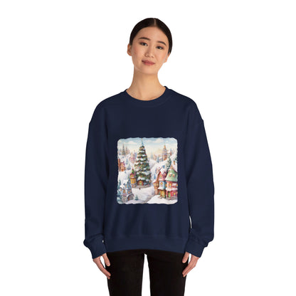 Snowy Christmas Village 16 - Sweatshirt