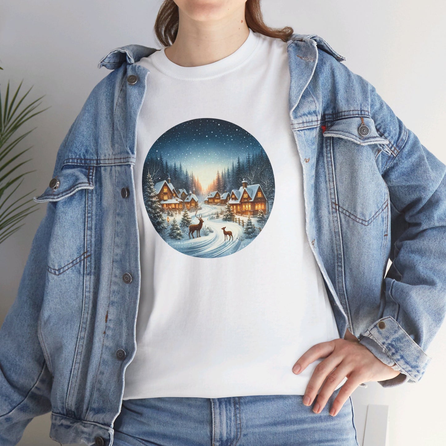 Magical Snowy Night - T-Shirt