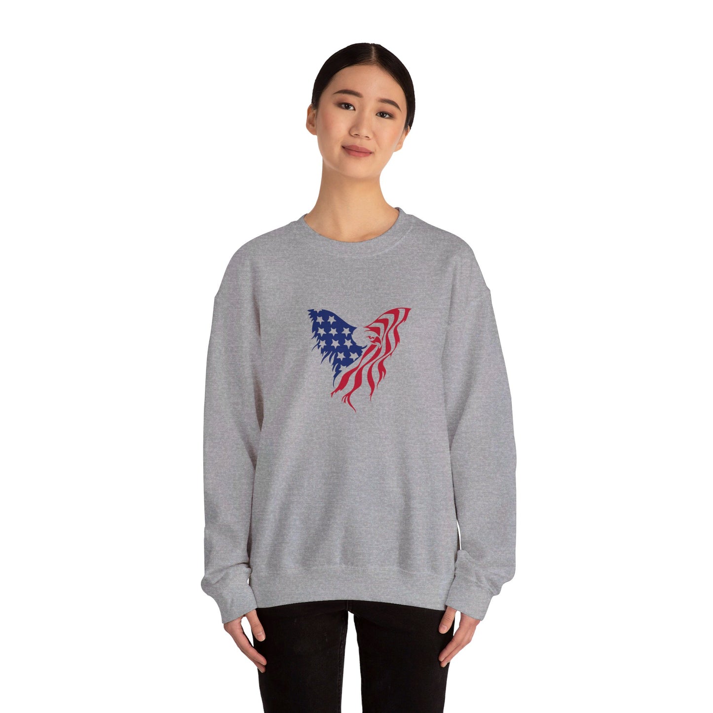 4th Of July Eagle - Crewneck Sweatshirt