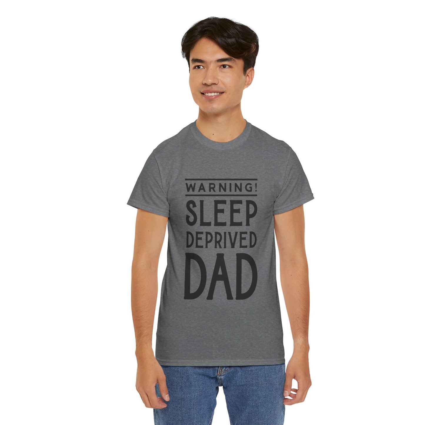 Warning Sleep Deprived Dad - T-Shirt