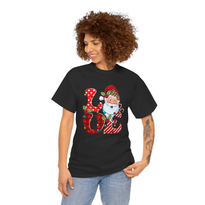 Festive Santa LOVE - T-Shirt