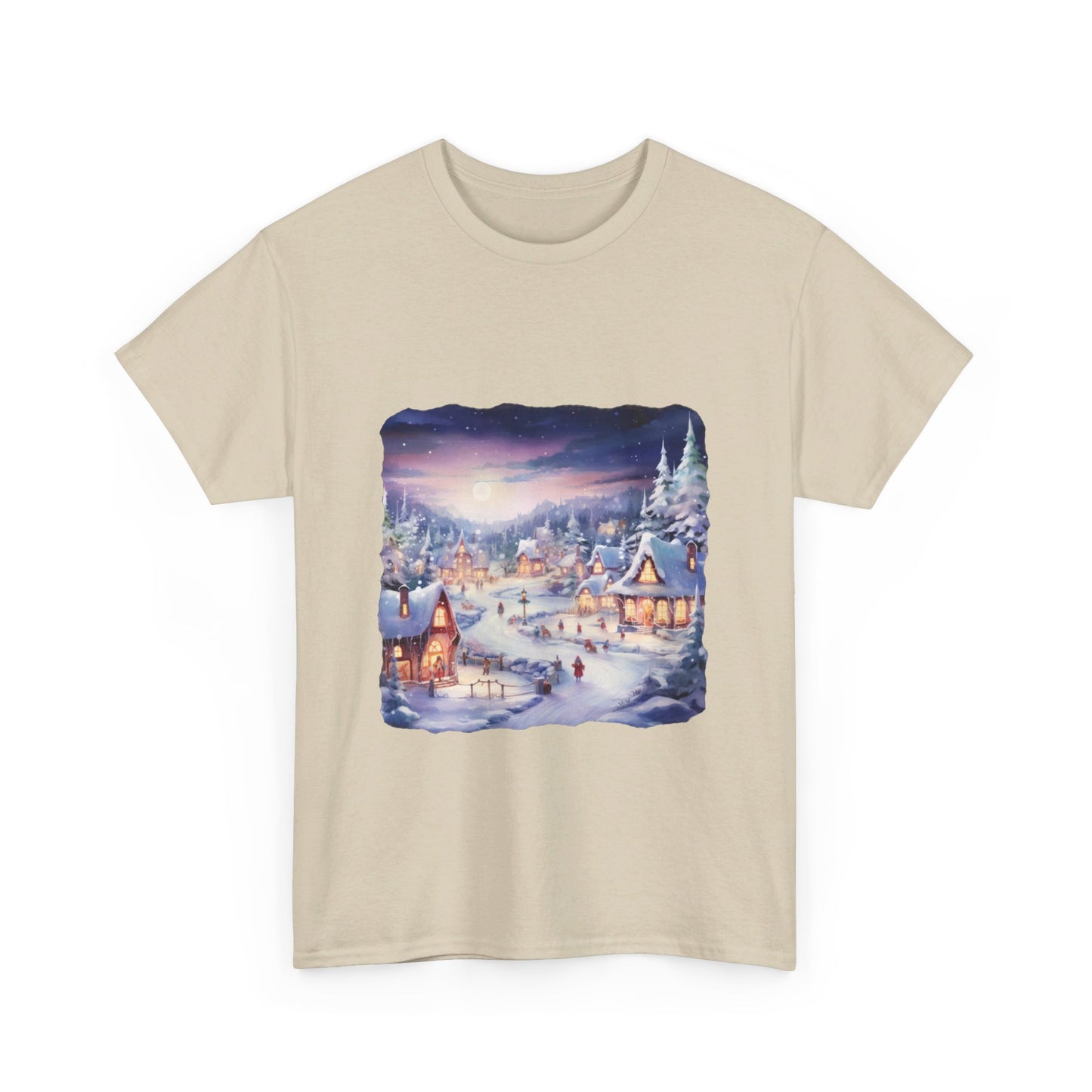 Snowy Christmas Village 3 - T-Shirt