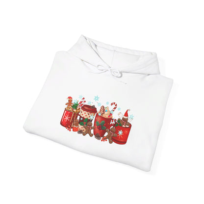 Christmas Cocoa & Gingerbread Delight - Hooded Sweatshirt