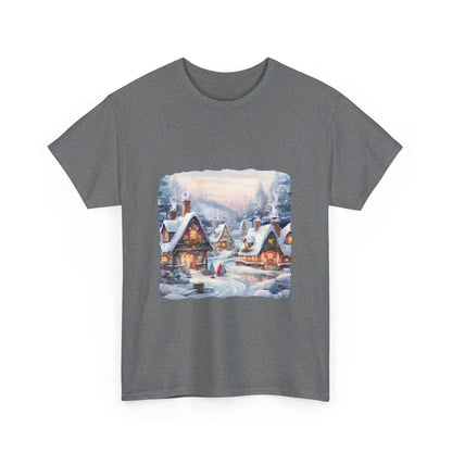 Snowy Christmas Village 6 - T-Shirt