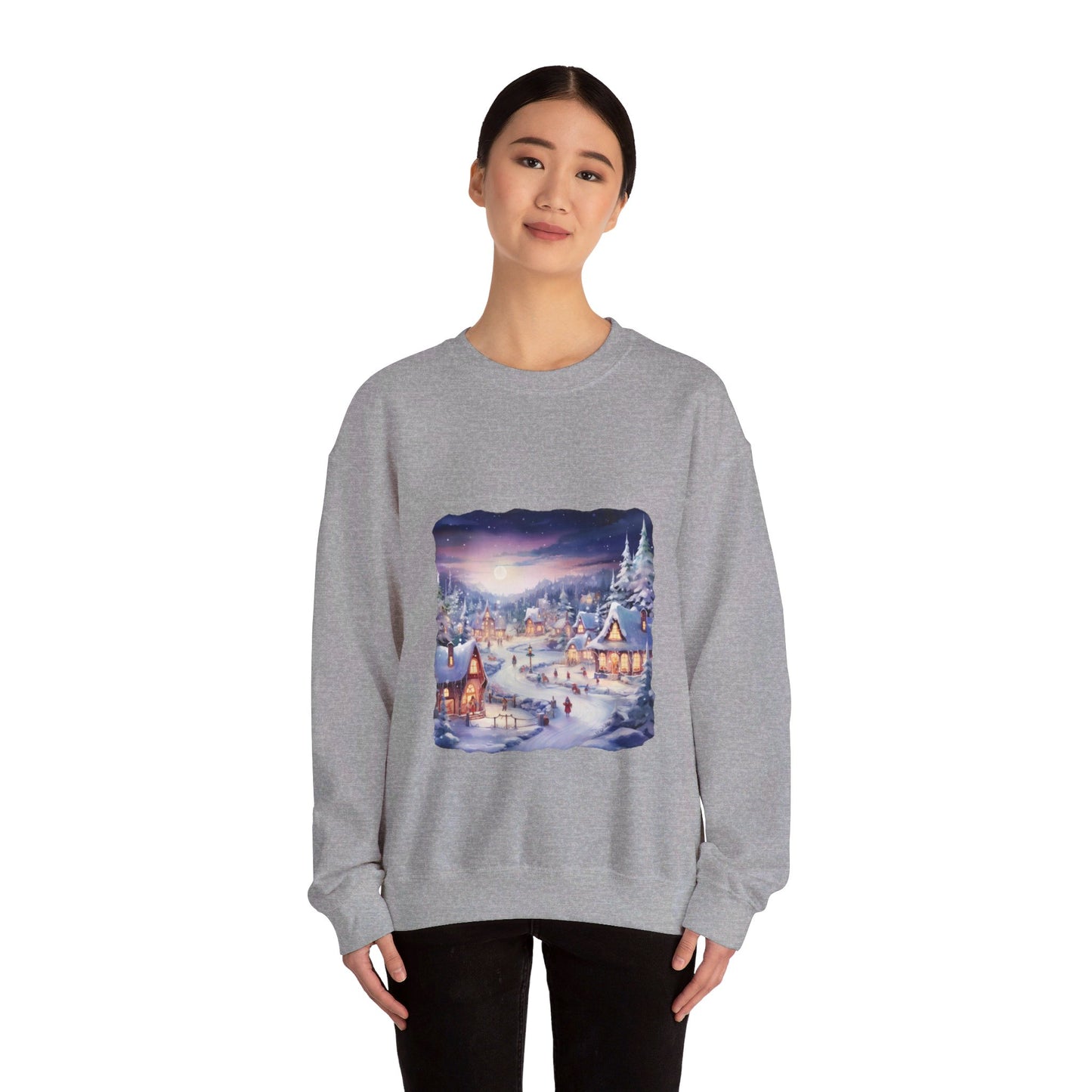 Snowy Christmas Village 3 - Sweatshirt