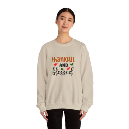 Thankful And Blessed - Crewneck Sweatshirt