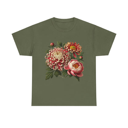 November Flowers - Birth Month - T-Shirt