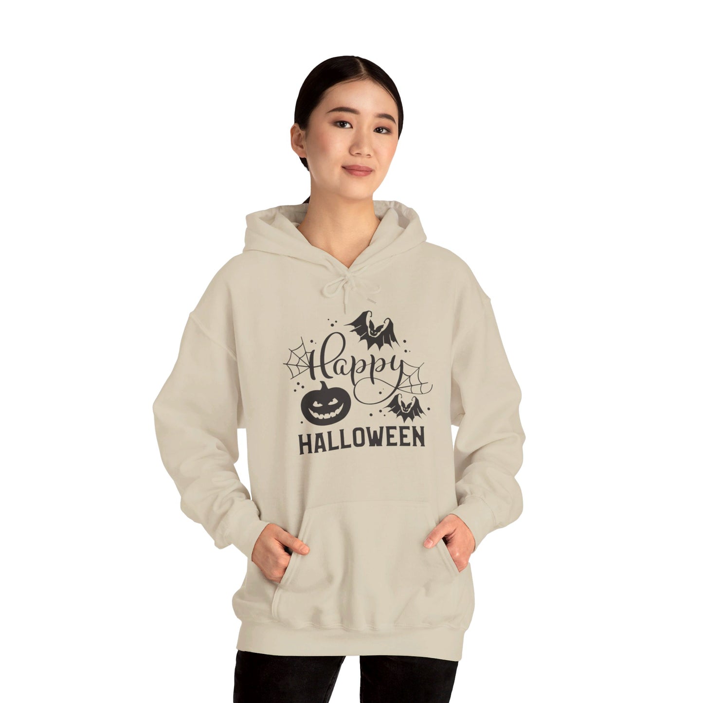 Spooky Happy Halloween Vibes - Hooded Sweatshirt