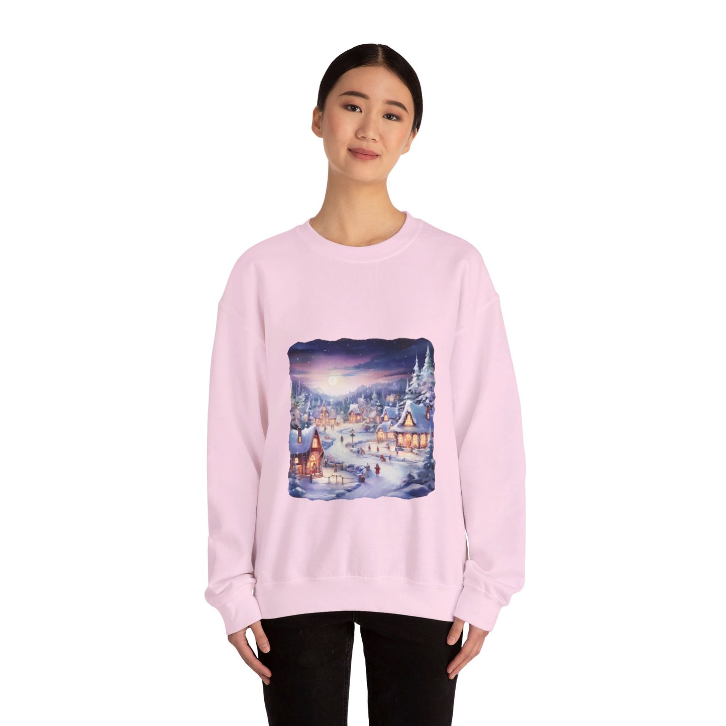 Snowy Christmas Village 3 - Sweatshirt