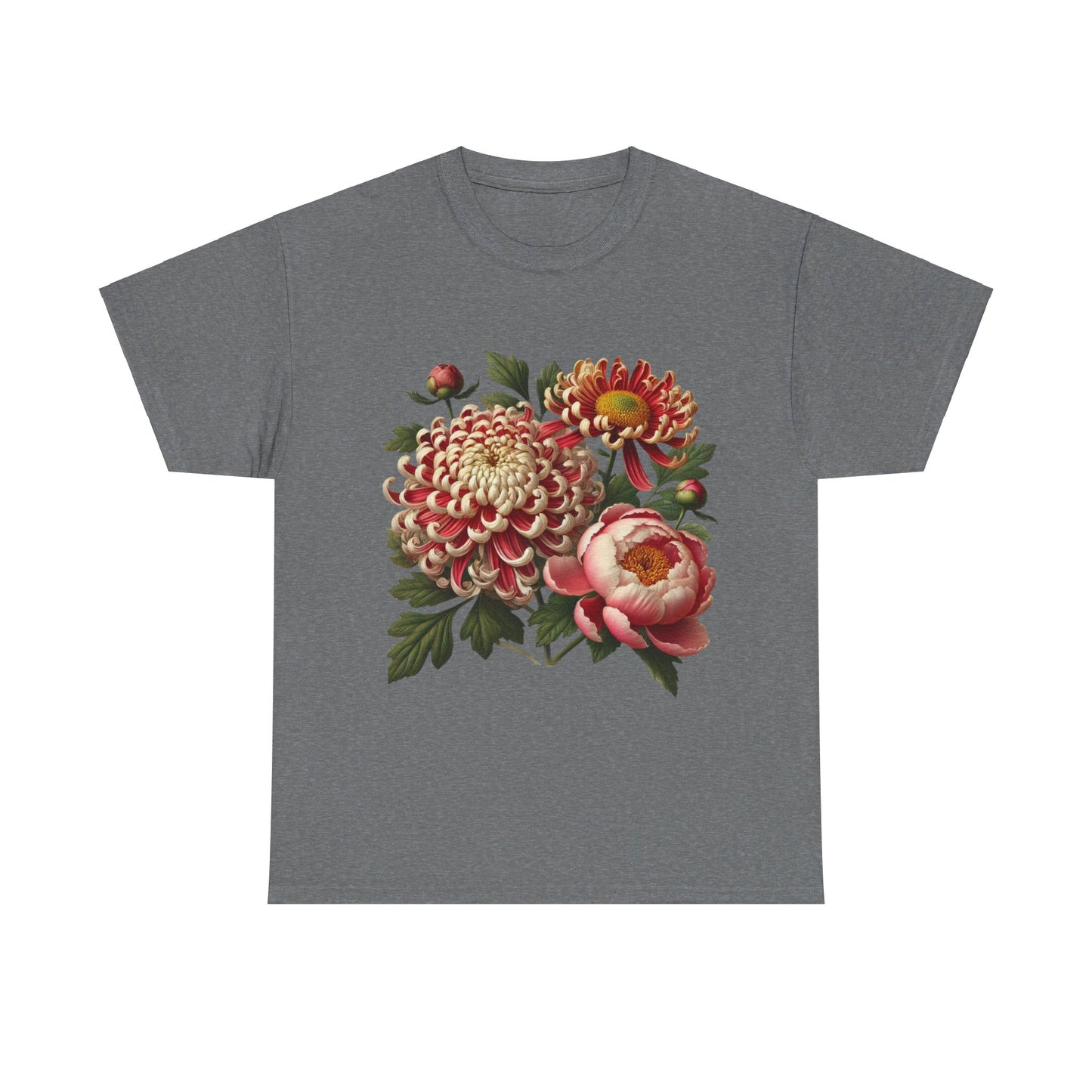 November Flowers - Birth Month - T-Shirt