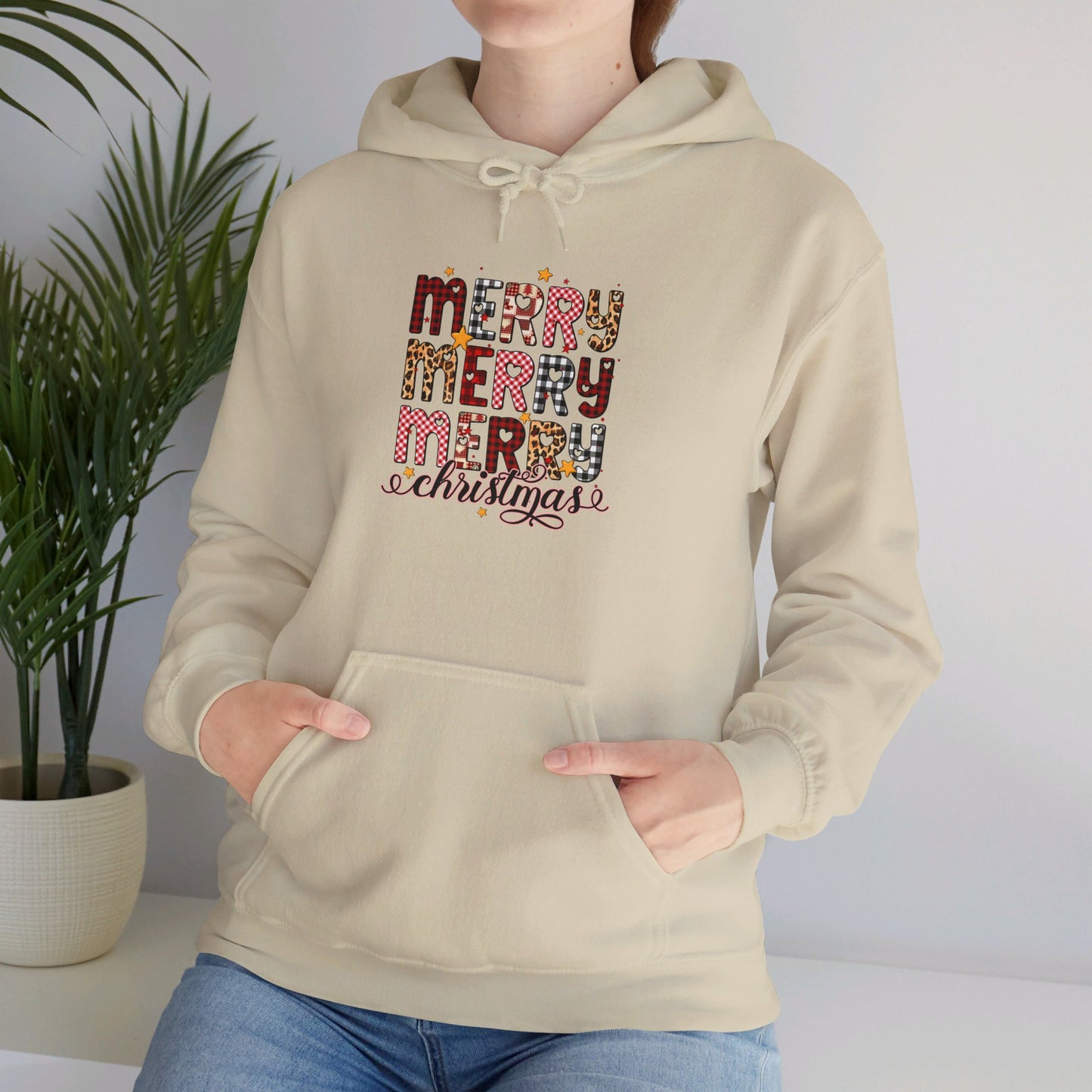 Cute Merry Christmas - Hooded Sweatshirt