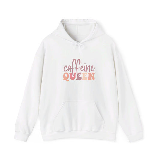 Caffeine Queen, Ruler of Mornings - Hooded Sweatshirt