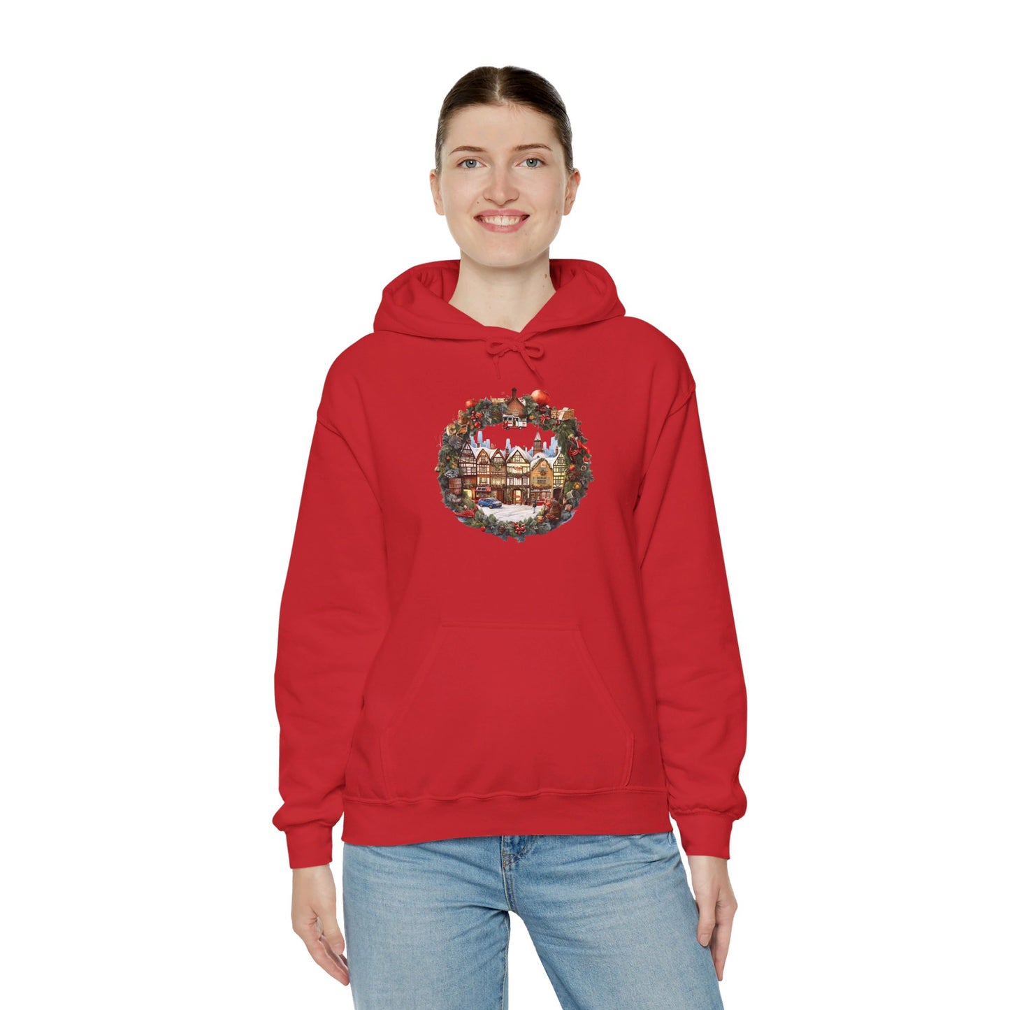 Holiday Village Magic - Hooded Sweatshirt