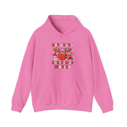 Hot Cocoa & Christmas Movies Design - Hooded Sweatshirt