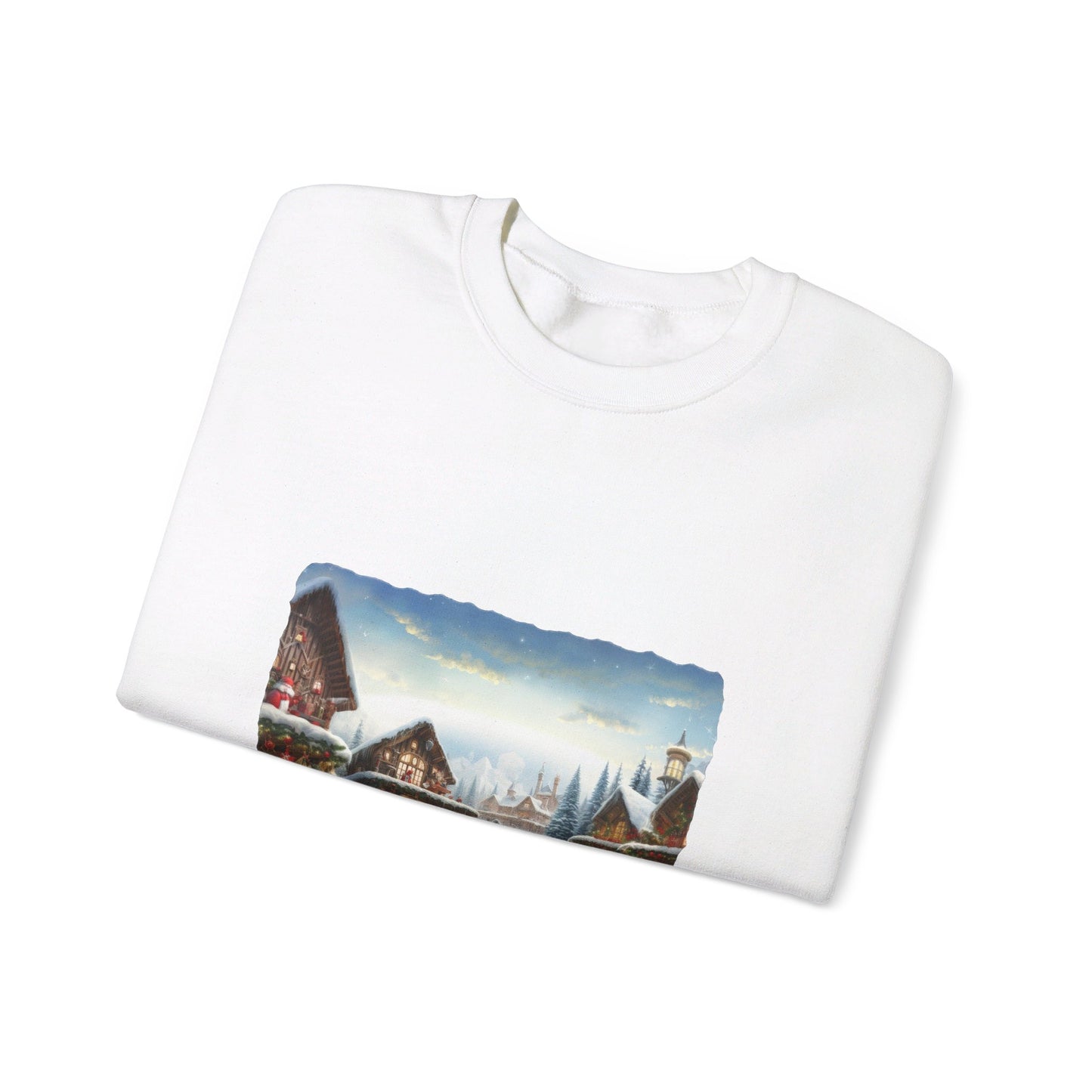 Snowy Christmas Village North Pole - Sweatshirt