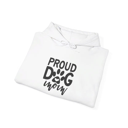 Proud Dog Mom, Pawsome Love Forever - Hooded Sweatshirt