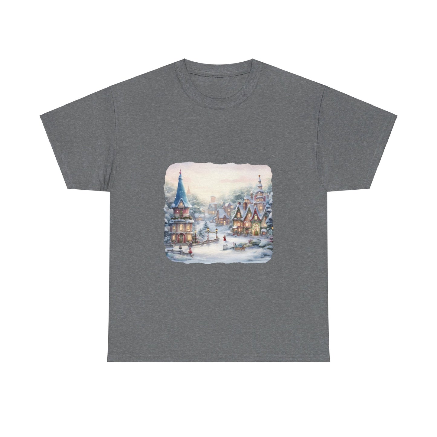 Snowy Christmas Village 2 - T-Shirt