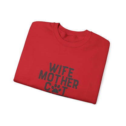 Wife Mother Cat Lover - Sweatshirt