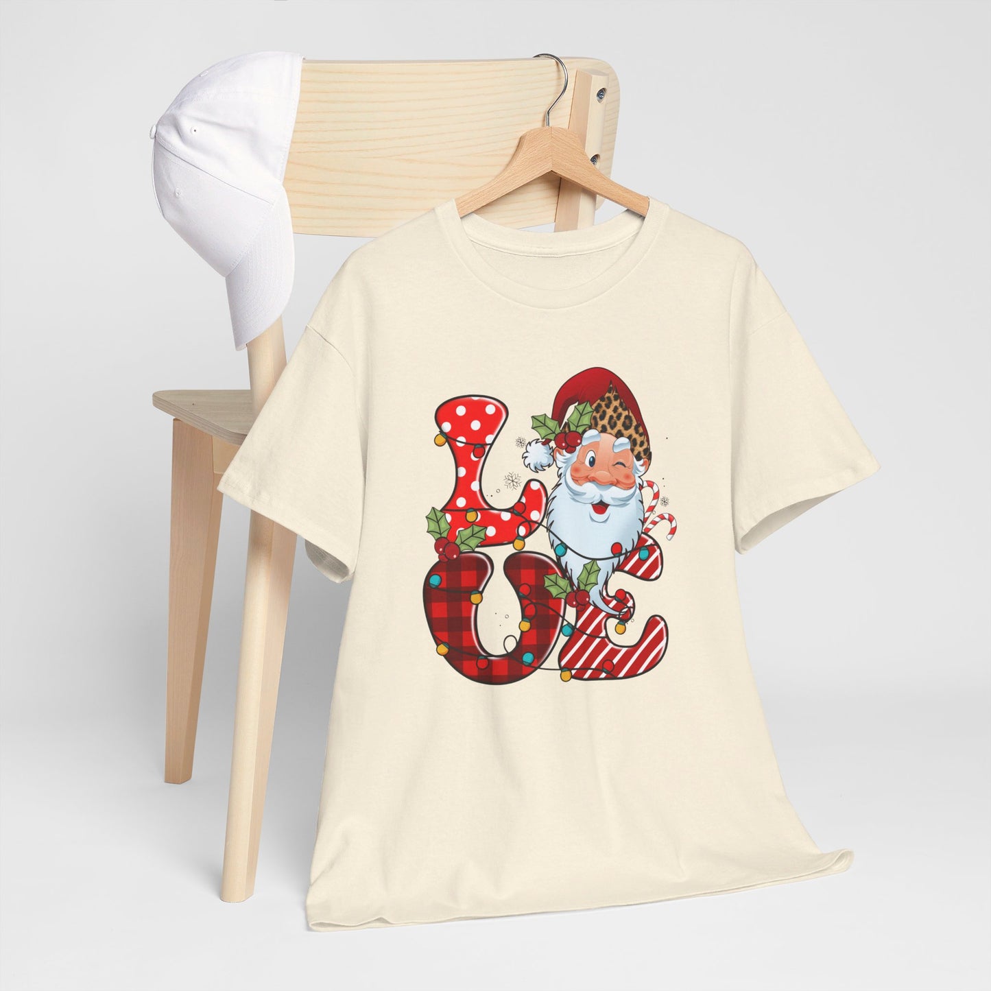 Festive Santa LOVE - T-Shirt