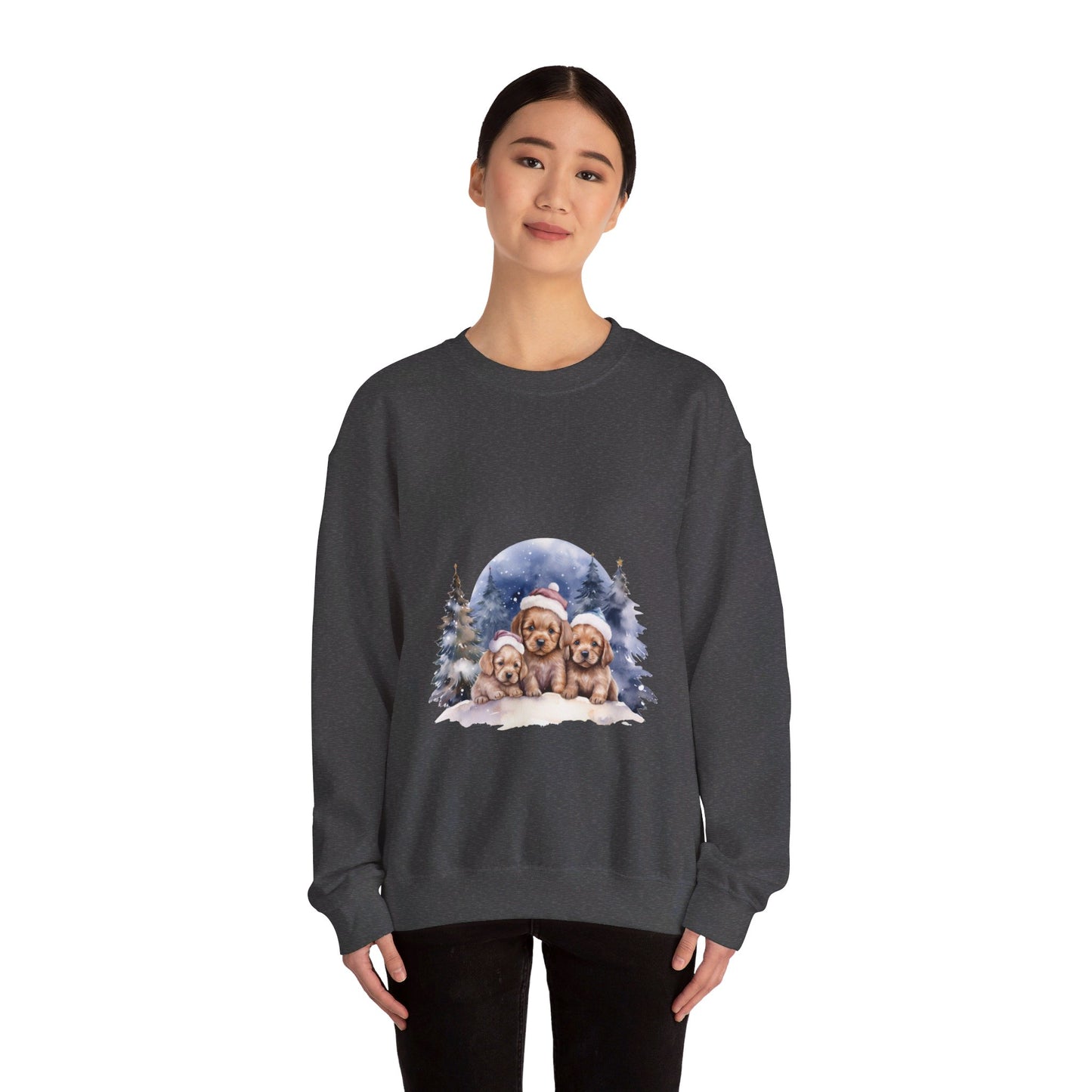 Snowy Christmas Dogs - Sweatshirt