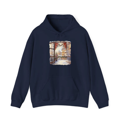 Christmas City To The Window - Hooded Sweatshirt