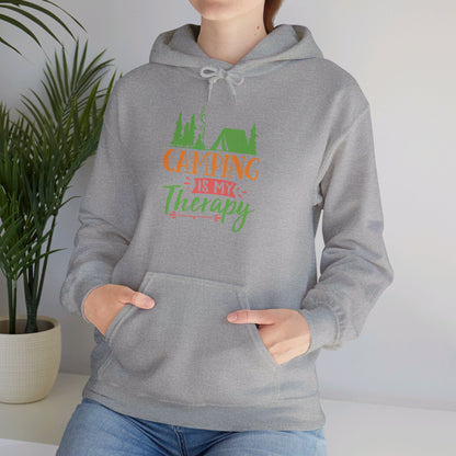 Camping Is My Therapy - Hooded Sweatshirt