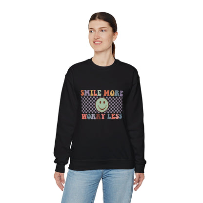 Smile More, Worry Less Sweatshirt