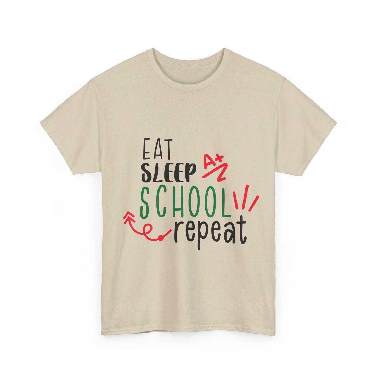 Eat Sleep School Repeat T-Shirt