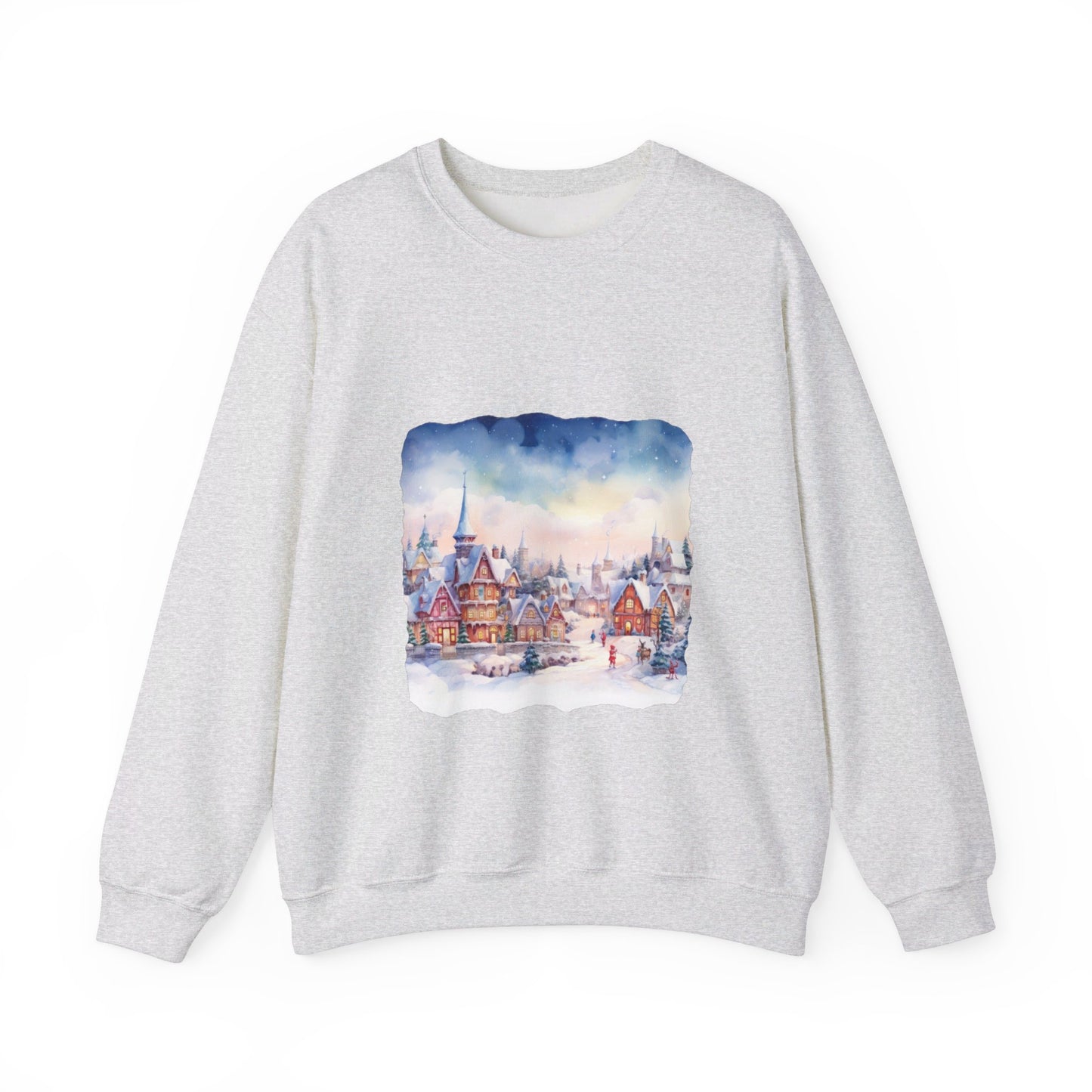 Snowy Christmas Village 7 - Sweatshirt