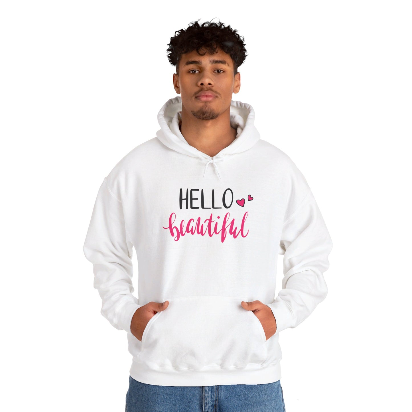 Hello Beautiful, Embrace Your Radiance - Hooded Sweatshirt