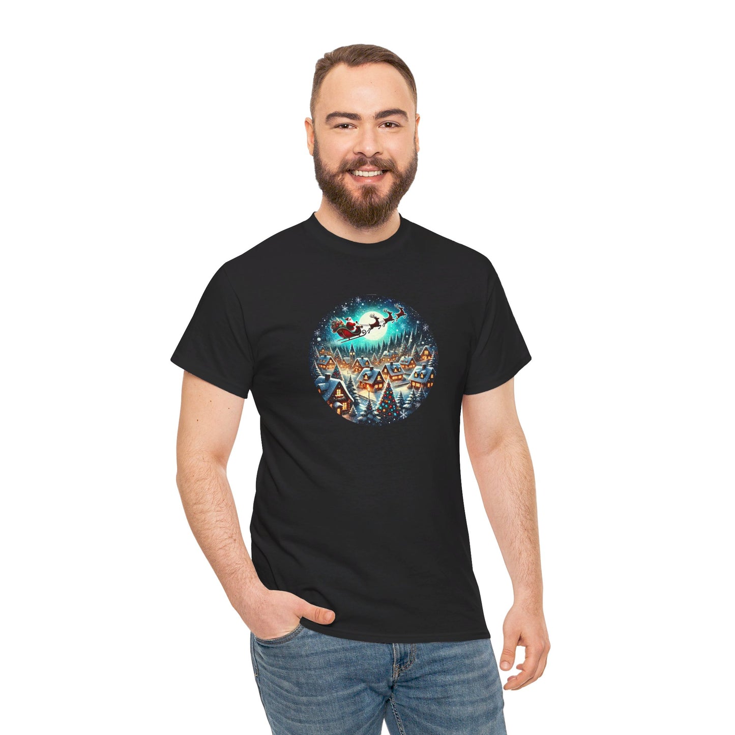 Christmas Nightscape Adventure - T-Shirt