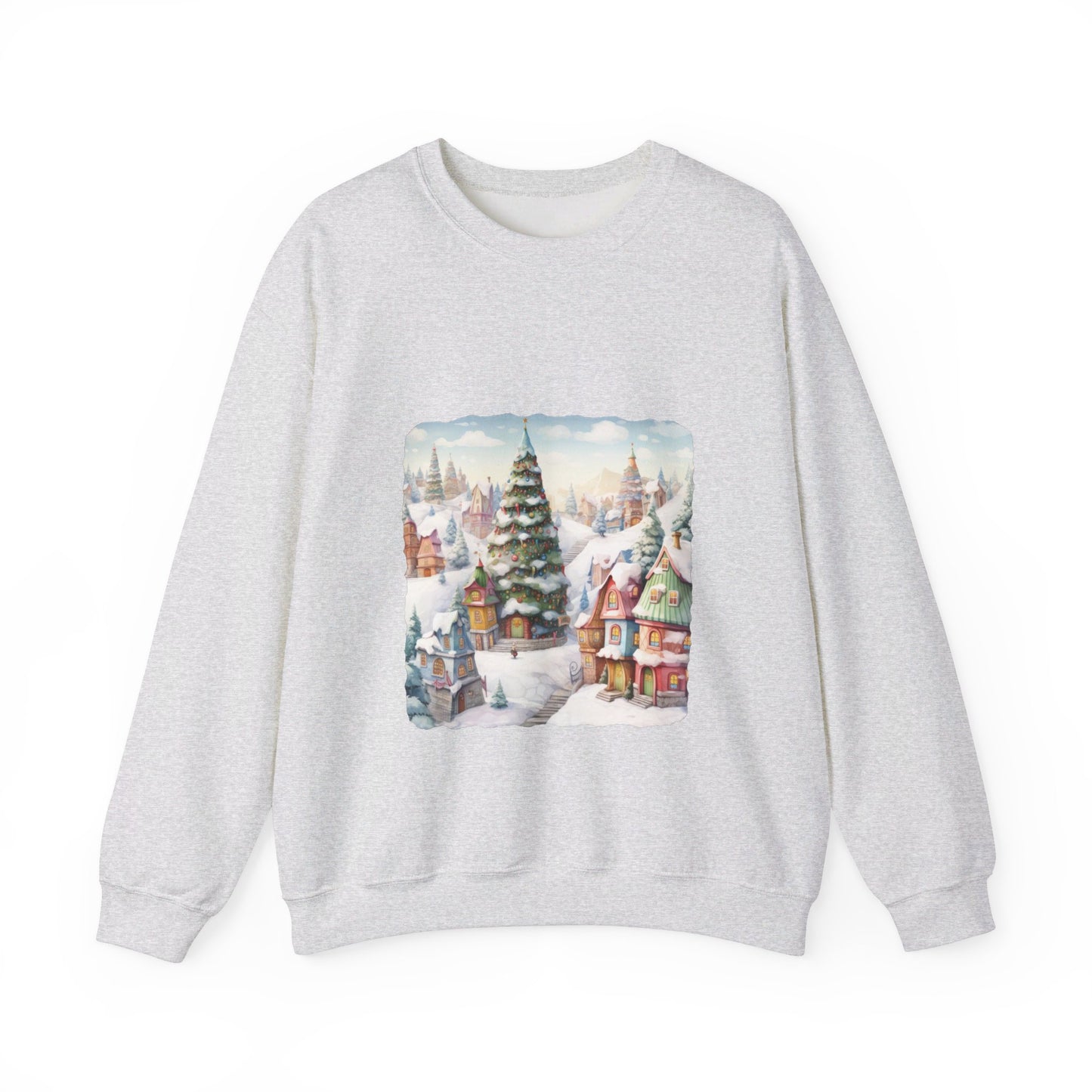 Snowy Christmas Village 16 - Sweatshirt