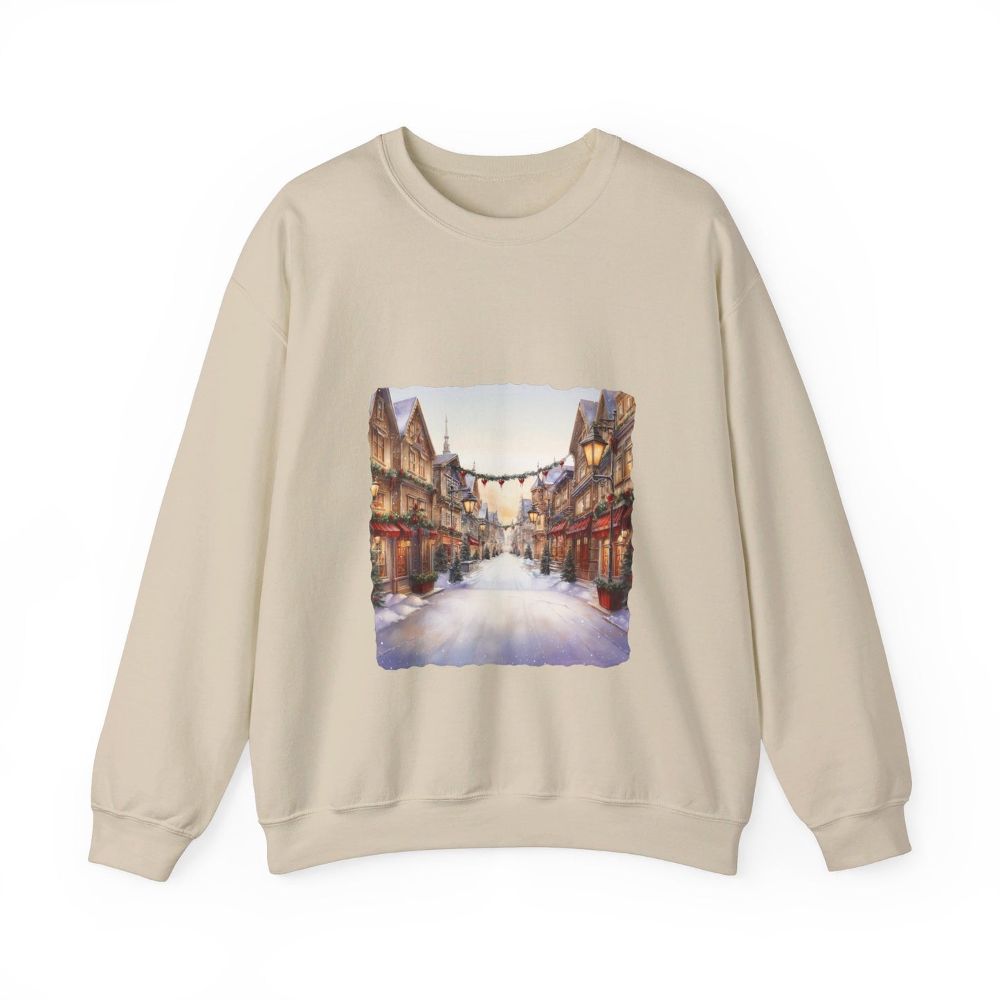 Snowy Christmas Village 9 - Sweatshirt