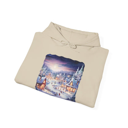 Snowy Christmas Village 3 - Hooded Sweatshirt