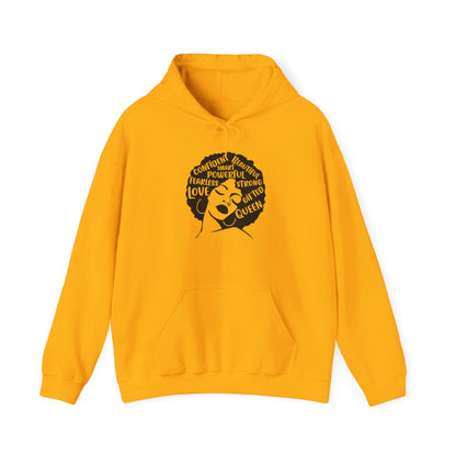 Afro Lady Inspirational - Hooded Sweatshirt