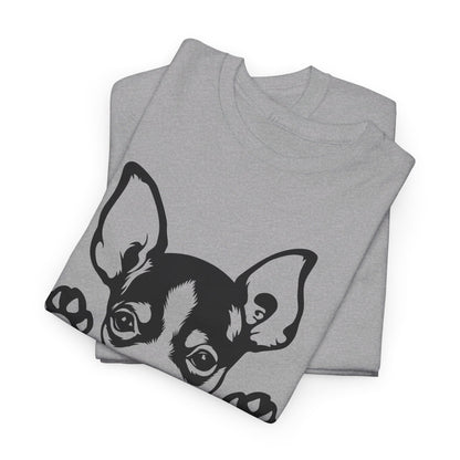 Peeking Chihuahua, Pure Cuteness - T-Shirt