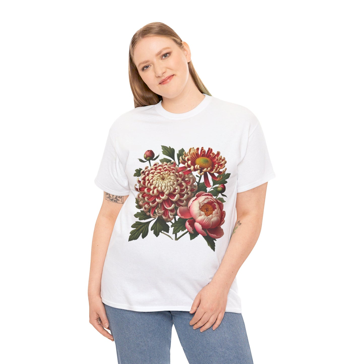 November Flowers - Birth Month - T-Shirt