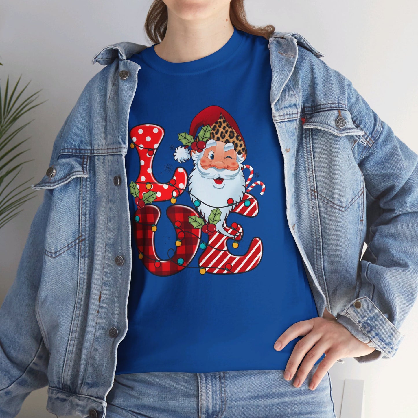 Festive Santa LOVE - T-Shirt