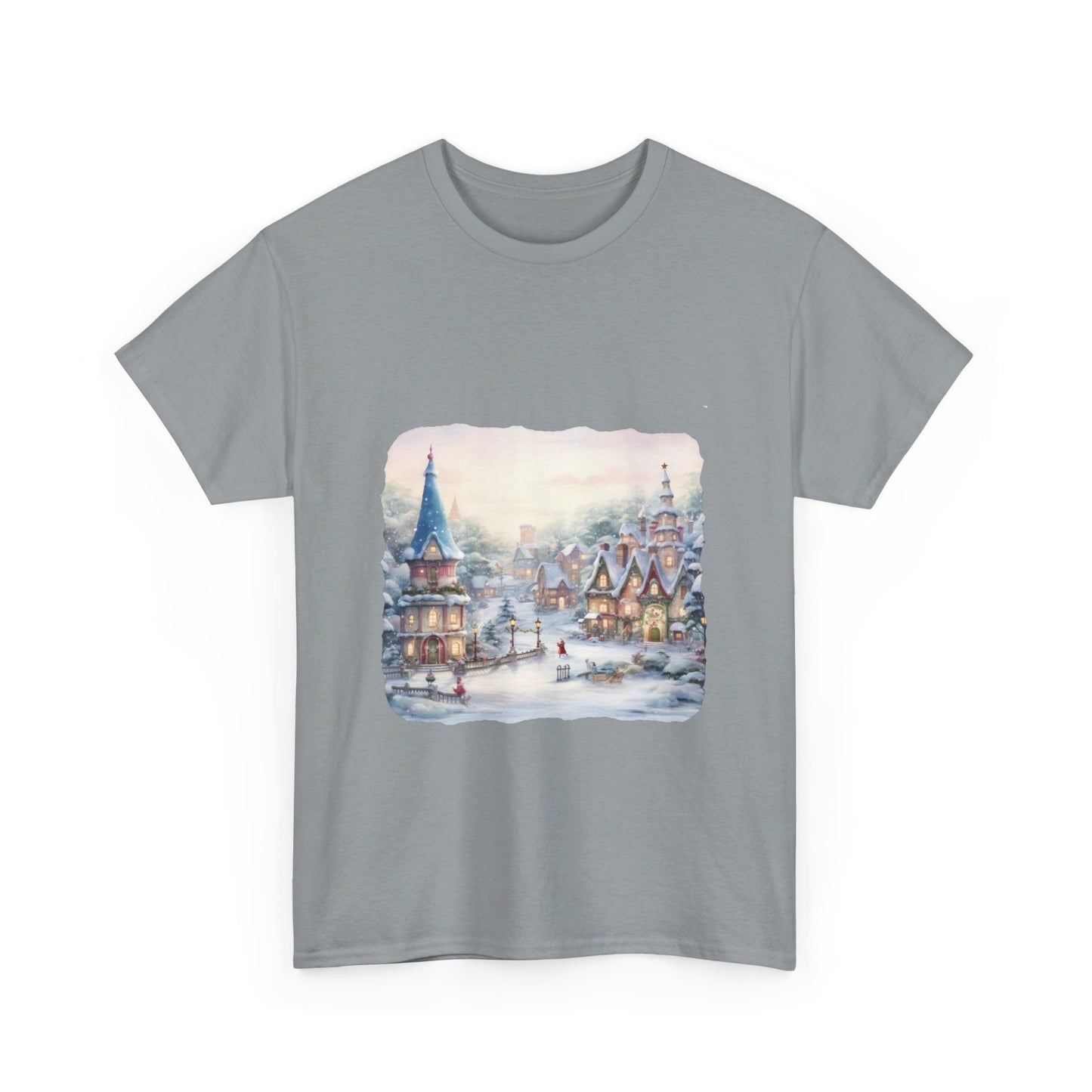 Snowy Christmas Village 2 - T-Shirt