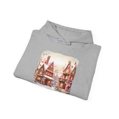 Snowy Christmas Village 11 - Hooded Sweatshirt