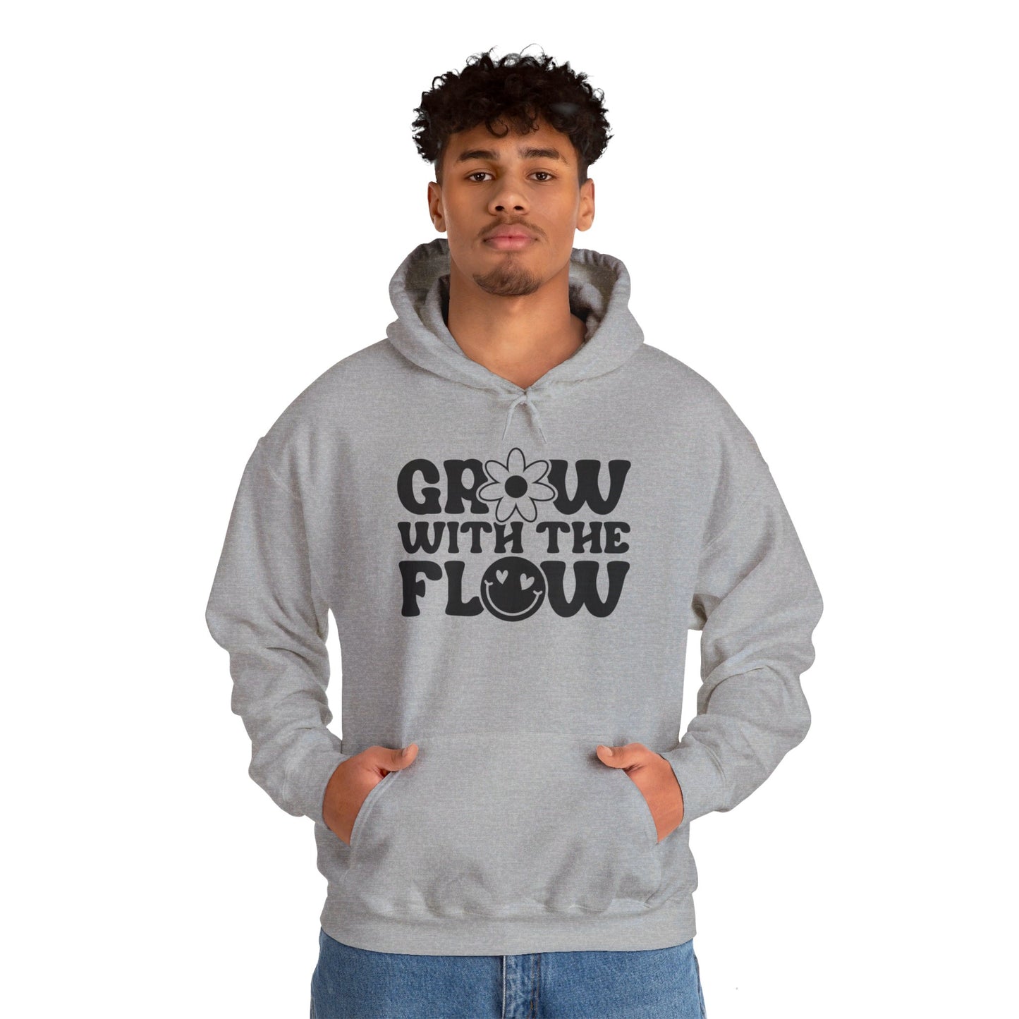 Crow With The Flow - Hooded Sweatshirt