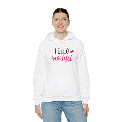 Hello Beautiful, Embrace Your Radiance - Hooded Sweatshirt