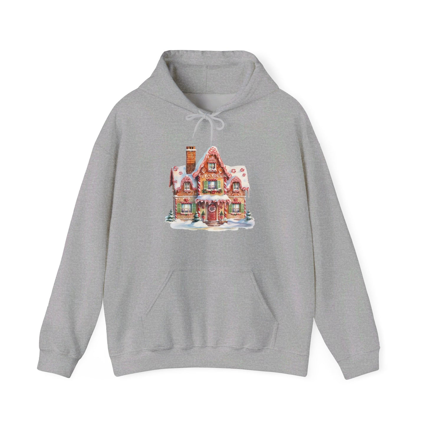 Snowy Christmas Village 14 - Hooded Sweatshirt