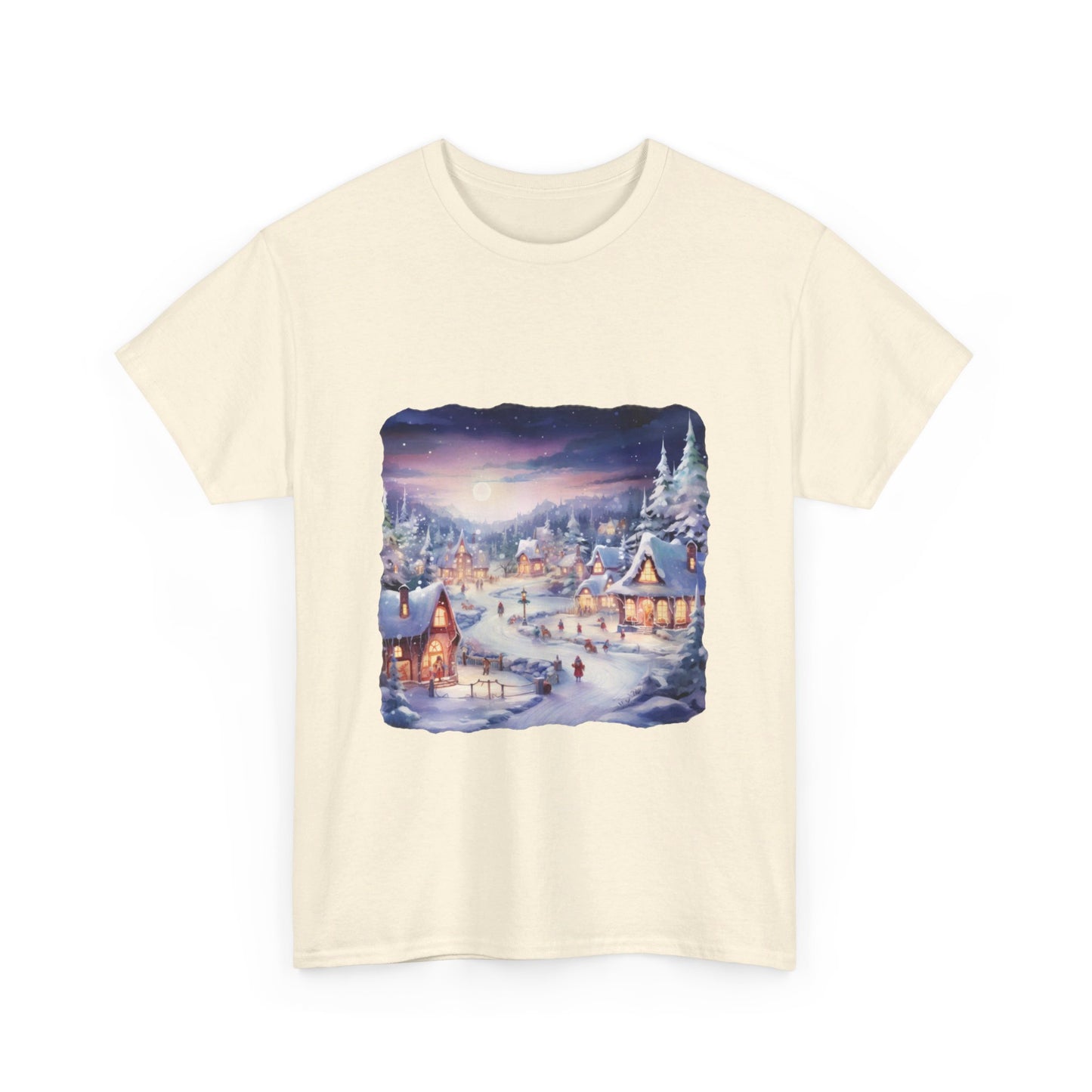 Snowy Christmas Village 3 - T-Shirt
