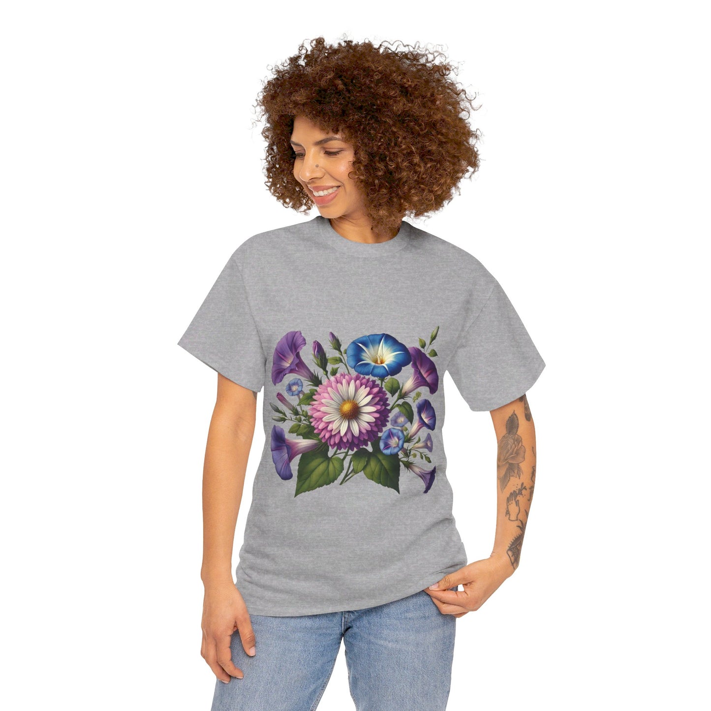 September Flowers - Birth Month - T-Shirt