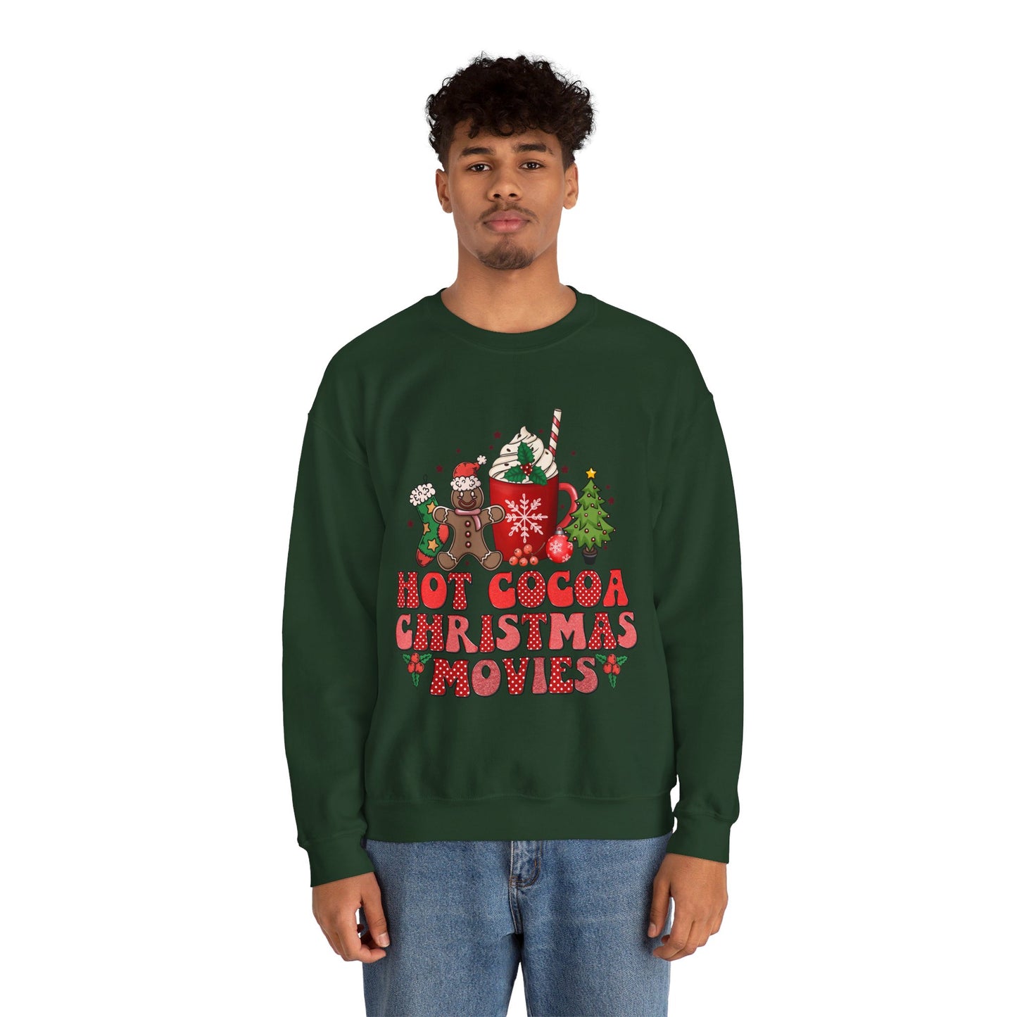 Hot Cocoa Christmas Movies - Crewneck Sweatshirt