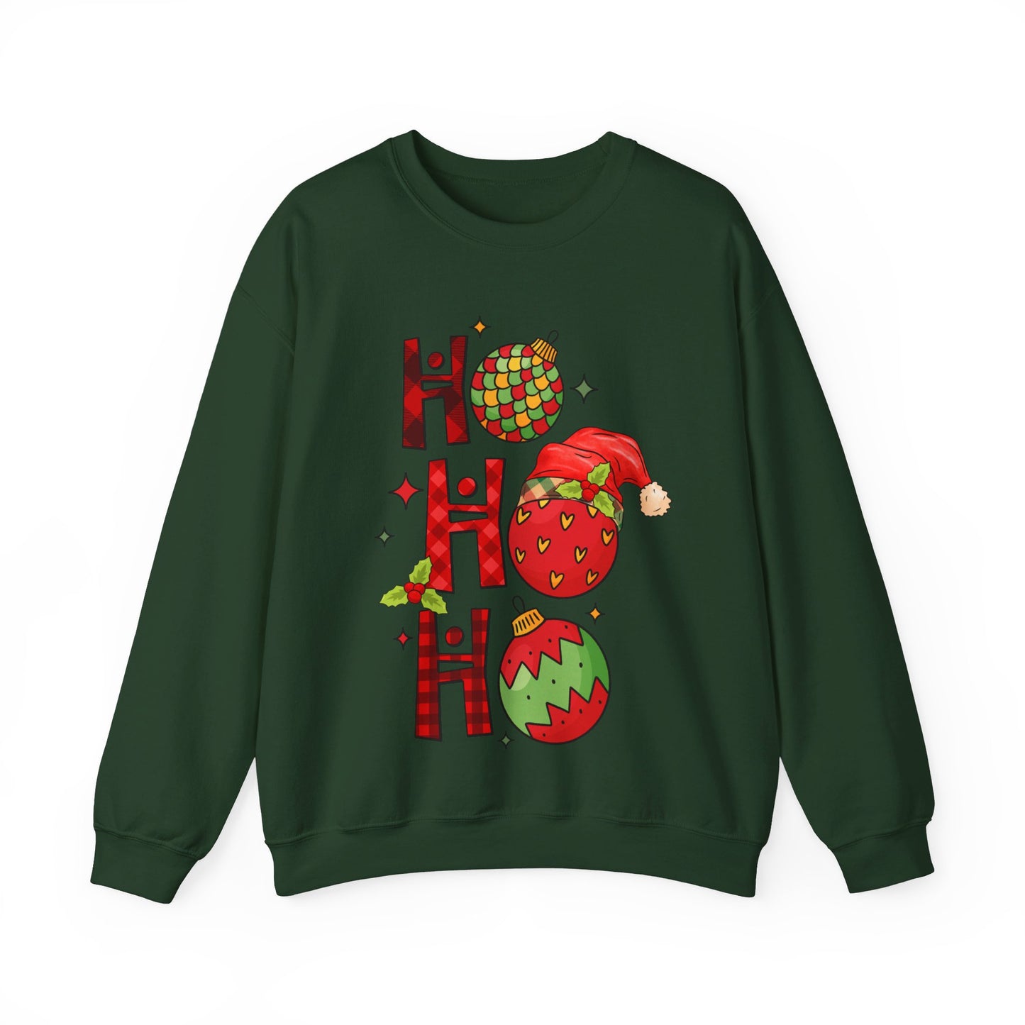 Ho Ho Ho - Christmas Light - Crewneck Sweatshirt