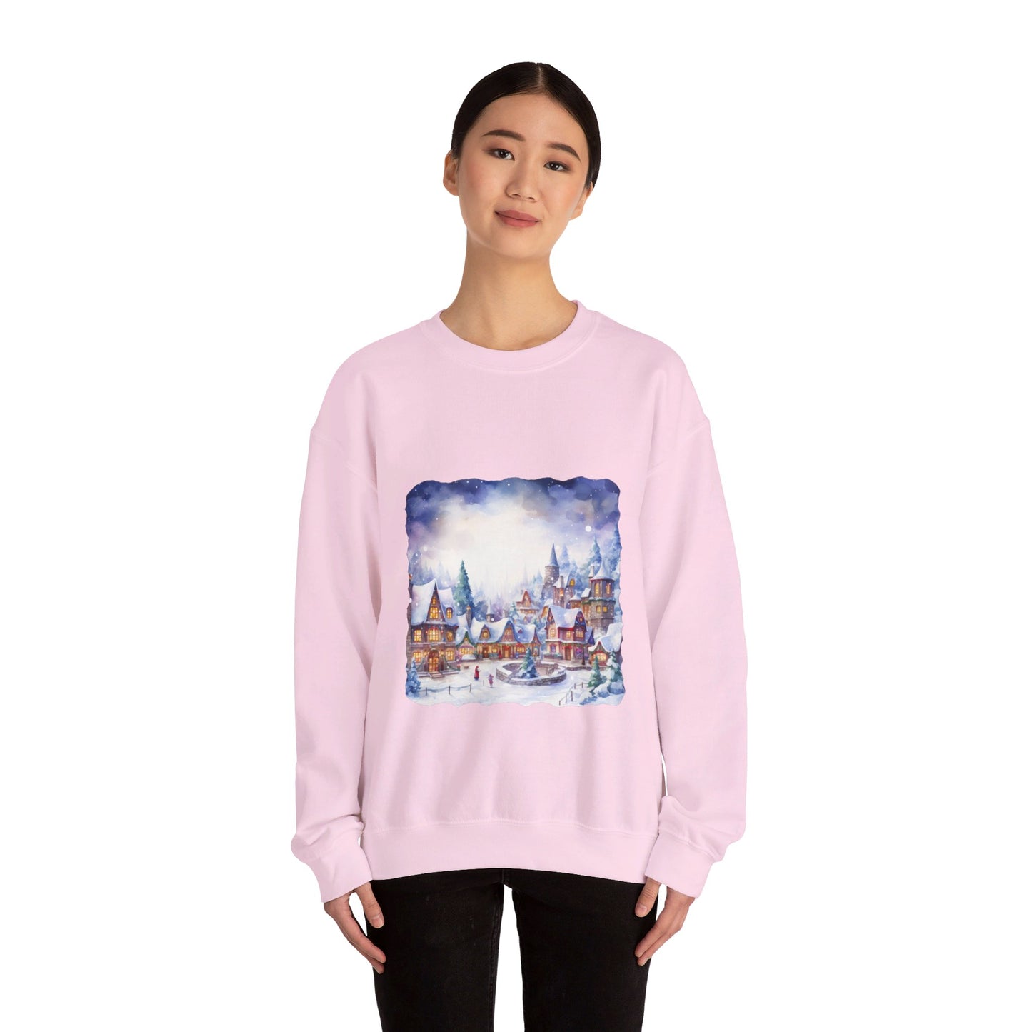 Snowy Christmas Village 5 - Sweatshirt